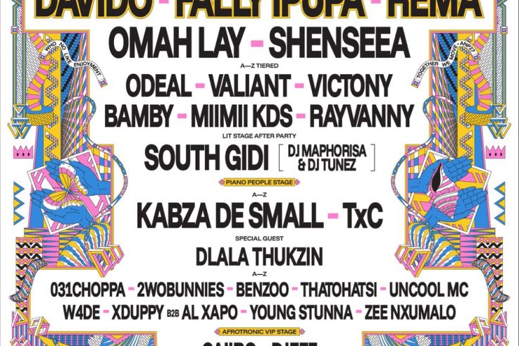 Afro Nation Portugal 2027 Phase 1 lineup poster with Davido, Fally Ipupa and Rema headlining Portimao June 9-11