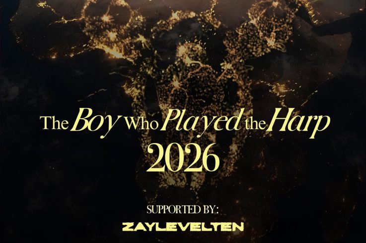 Dave Lagos National Theatre poster Supported by Zaylevelten October 2026