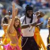 Shakira and Burna Boy performing Dai Dai at the 2026 FIFA World Cup