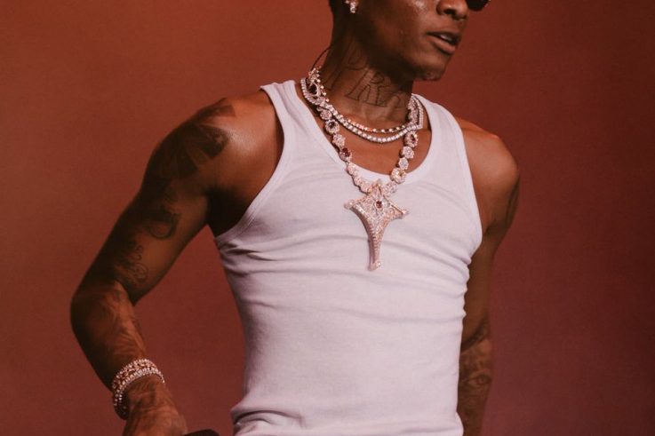 Wizkid performing on stage at Afro Plus Fest