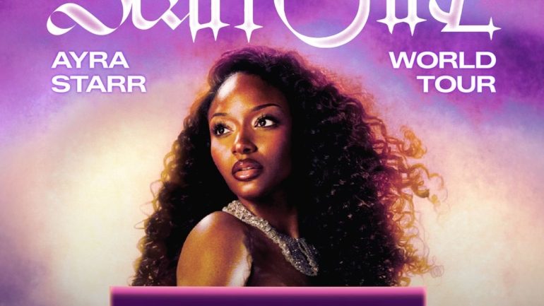 Ayra Starr Starrgirl World Tour poster artwork