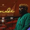 Davido in the artwork for Oriádé: The Residency at the National Theatre, Lagos