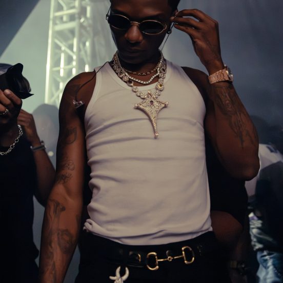 Wizkid performing at Cirque Le Soir in London