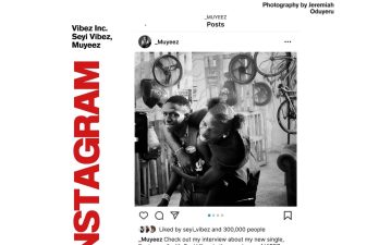 Muyeez and Seyi Vibez Instagram single cover art