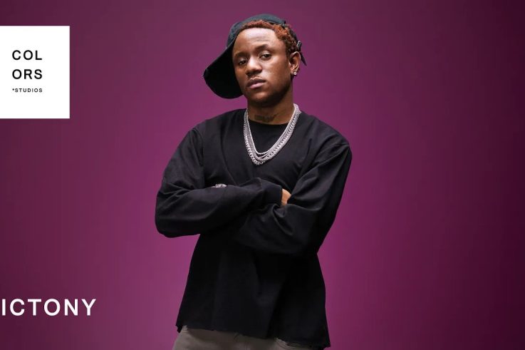 Victony on the COLORS set for his 2FRESH performance, October 2026